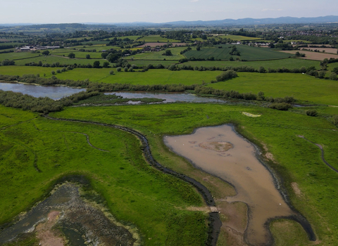 Coombe Hill aerial photo shot 