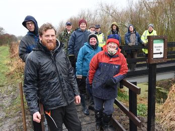 Volunteers Improve Coombe Hill Nature Reserve