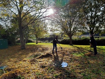 ERDF Boake Drive raking