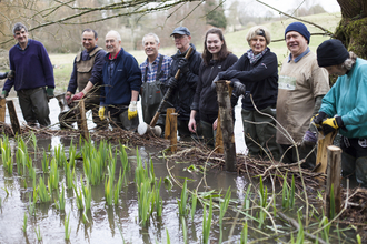 Volunteers and the Living Landscapes team (C) Ruth Davey