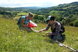 Surveying at Swifts Hill