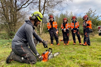 Chainsaw training