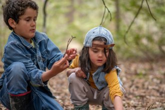 Children in the woods