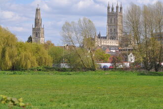 Gloucester Catherdral from Alney Island
