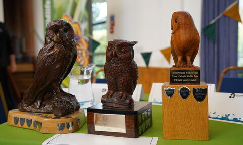 Primary Schools Wildlife Quiz - finalist trophies