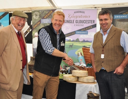 Adam Henson, Joe Henson, Simon Weaver Greystones single cheese