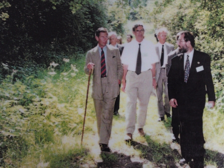 Prince Charles opens Lower Woods nature reserve