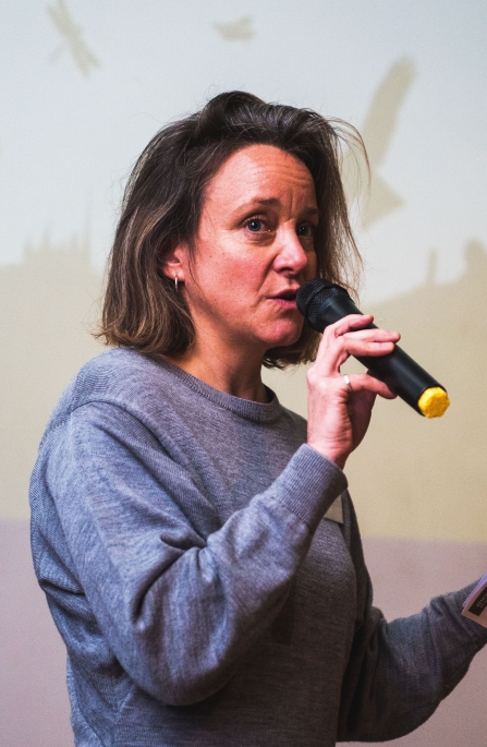 Lorna Fox at Our Wild Future event