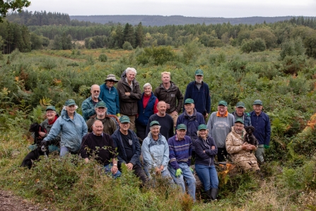 Volunteers in the Forest of Dean