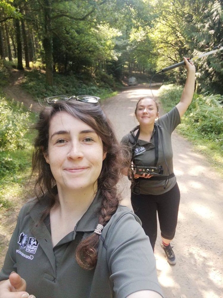 Josie and Lydia radio tracking