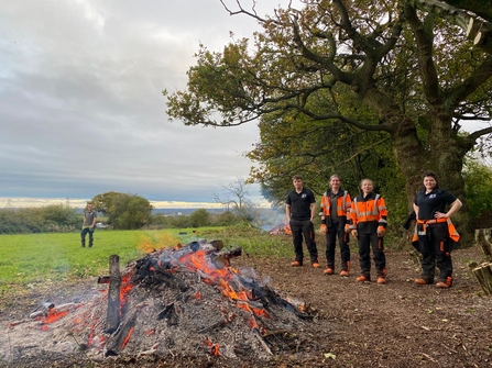 Hedgerow management at Clarke's Pool Meadow