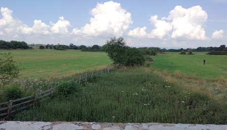 A view of the 'Missing Mile' from the bridge.