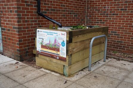 Rain garden - Tewksbury Baptist Church - GWT