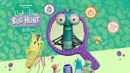 Lloyd of the flies and his friends promoting the bug hunt
