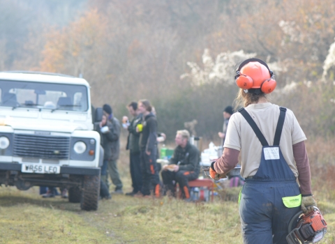 GWT staff at Daneway Banks (C) Ellen Winter