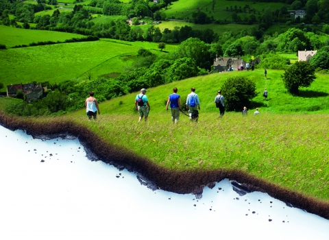 People walking