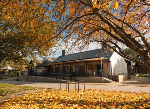The café building at Robinswood Hill