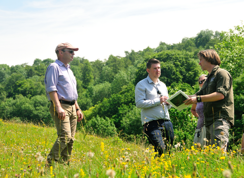 Grundon visit to a nature reserve