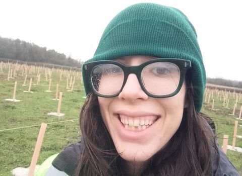 Evie taking action for nature